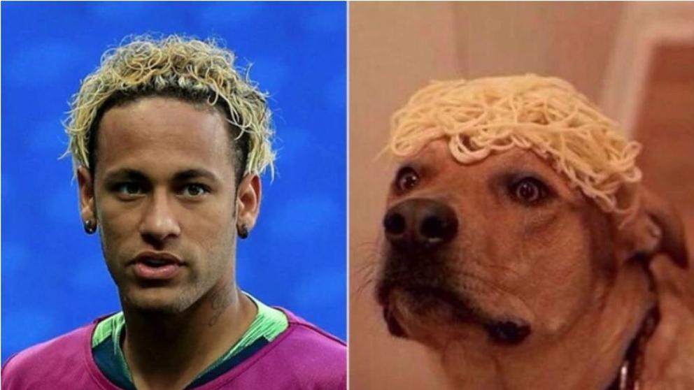 El peinado espagueti de Neymar causa sensación y risas en el Mundial   