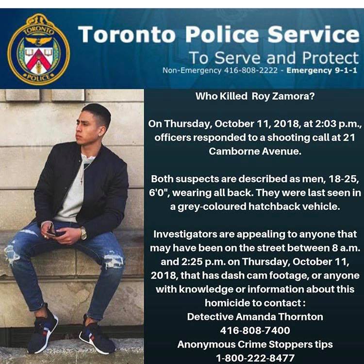 Lamentable asesinato de joven universitario de origen latino en Toronto