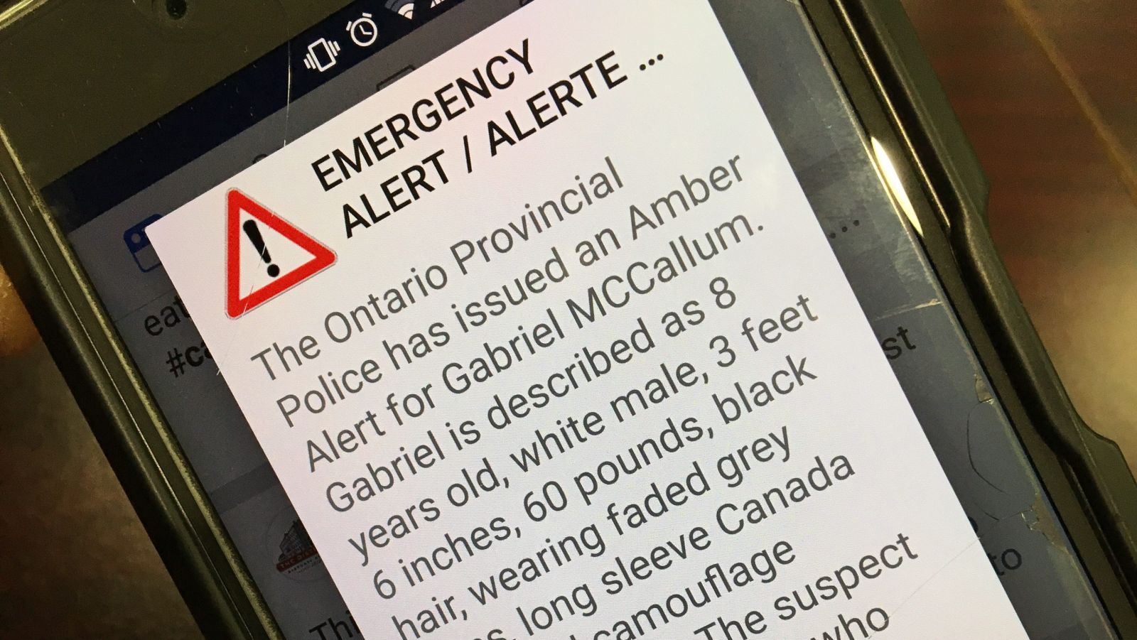 Con muchas fallas despegó pruebas del sistema de alertas en celular de Canadá 