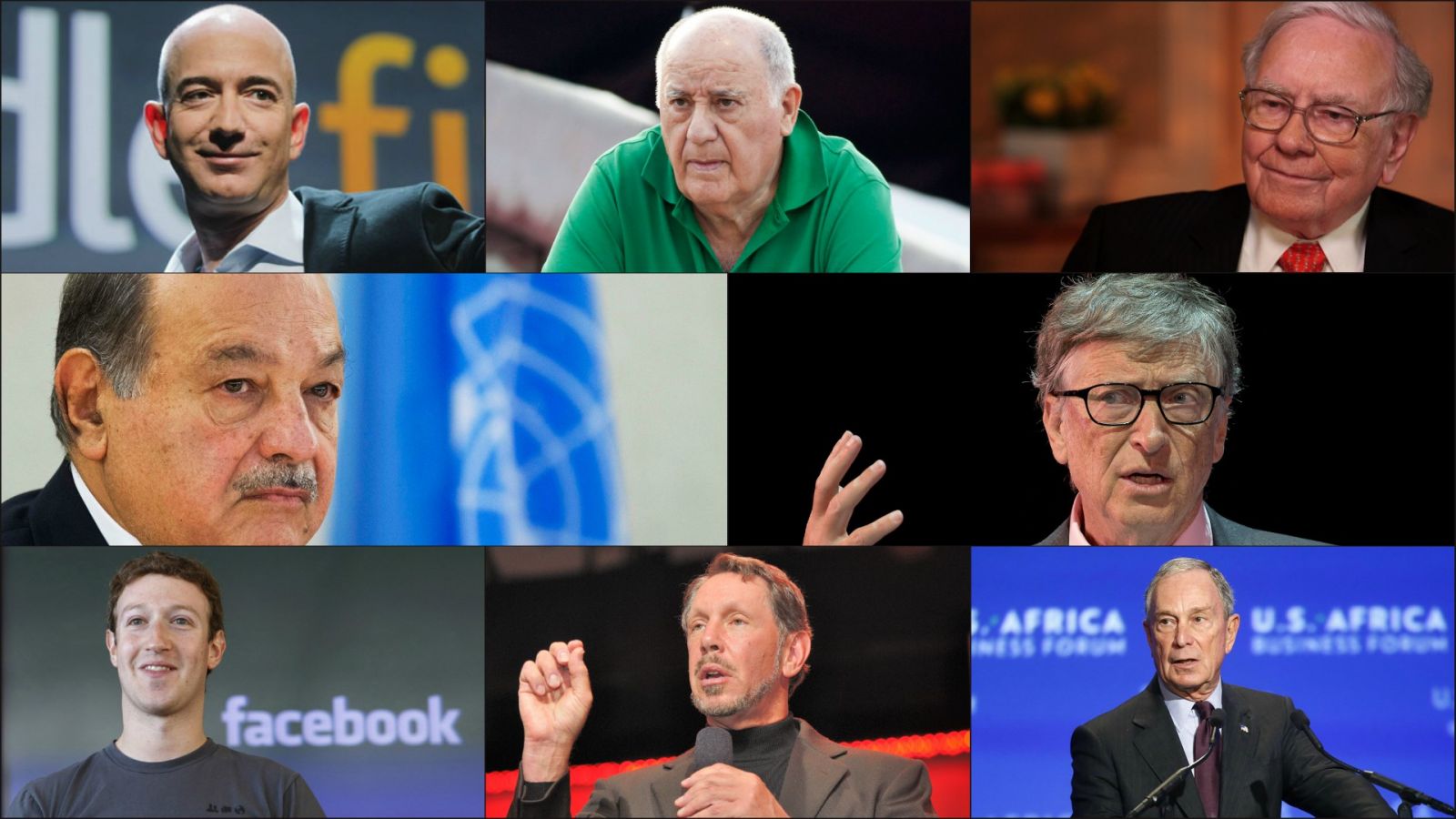 Solo 8 hombres son dueños de la mitad de la riqueza del mundo 