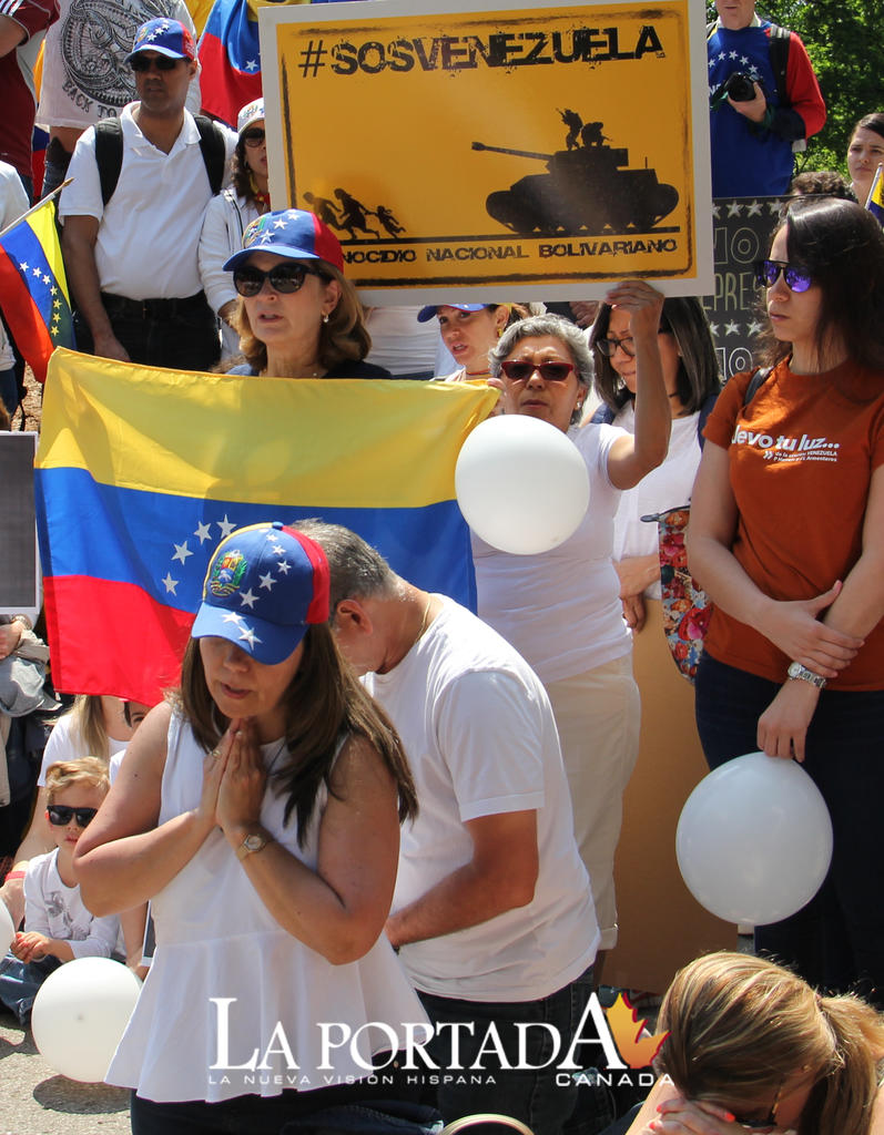 Realizan marcha en Toronto en memoria de los muertos en Venezuela 