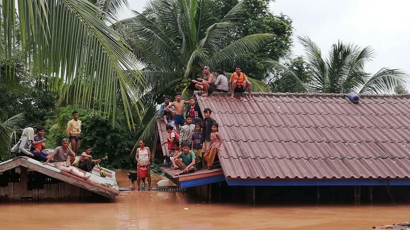 Tragedia en Laos, se derrumba una represa y arrastra varios pueblos 