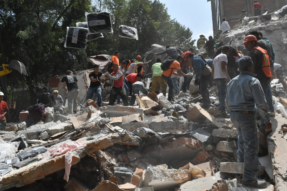 Fuerte terremoto sacude de nuevo a México y causa una gran tragedia 