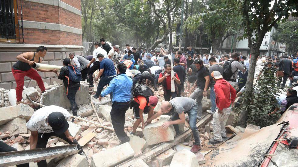 Fuerte terremoto sacude de nuevo a México y causa una gran tragedia 