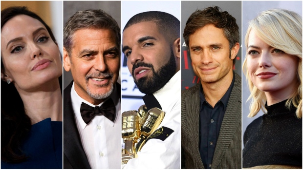 Angelina Jolie, George Clooney, Drake asistirán al festival de cine de Toronto