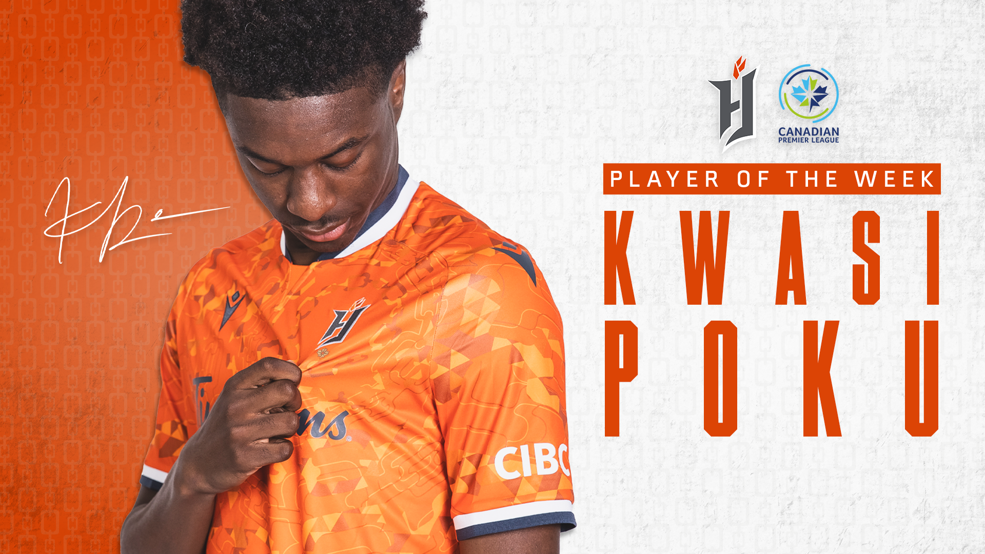 KWASI POKU NAMED CPL PLAYER OF THE WEEK FOR WEEK 24 | La Portada Canadá