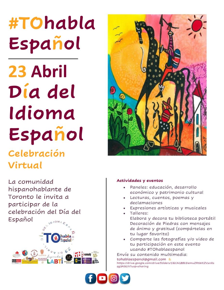 La Alcaldía de Toronto declara el 23 de abril como el Día del Idioma Español 