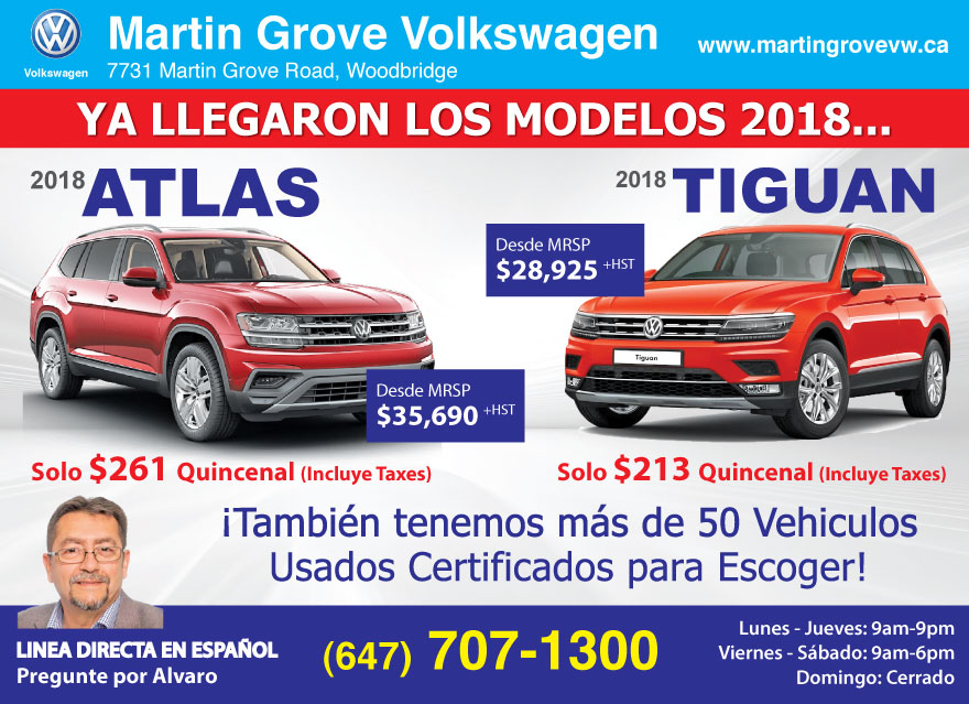 Martin Grove Volkswagen, pregunte por Alvaro Hernandez