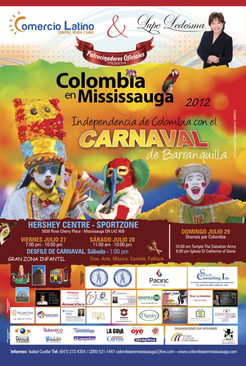 Colombia en Mississauga 2012