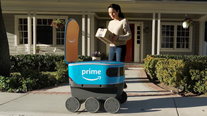 Amazon realiza pruebas con el robot que realizará la entrega de sus productos