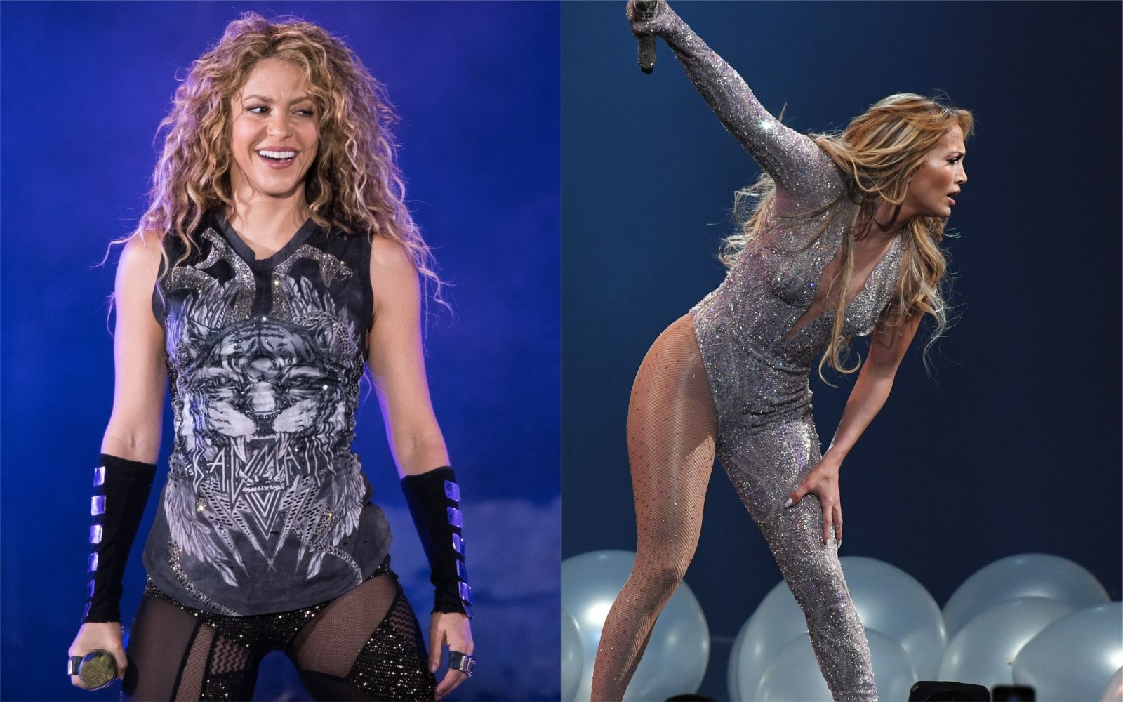 JLo y Shakira, con su talento y muy sexys quieren brillar en el show del Super Bowl 