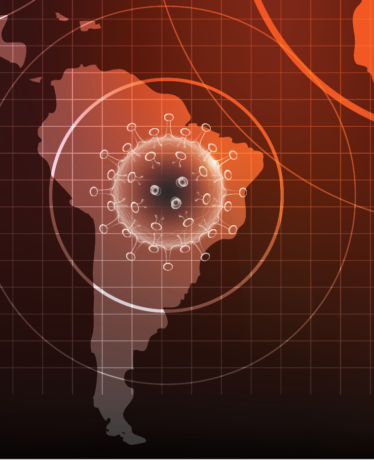 Latinoamérica epicentro de la pandemia. Brasil, Perú, Chile y México los más afectados