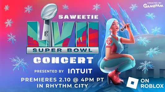 National Football League, Saweetie, and Intuit Bring First-ever Super Bowl Concert to Roblox 