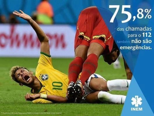 Utilizan a Neymar en campaña contra llamadas falsas de emergencia