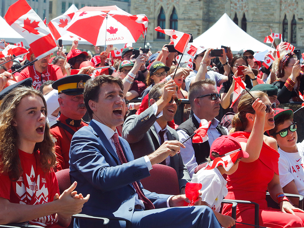 Los canadienses celebraron con mucho orgullo 152 de fundación de este país 