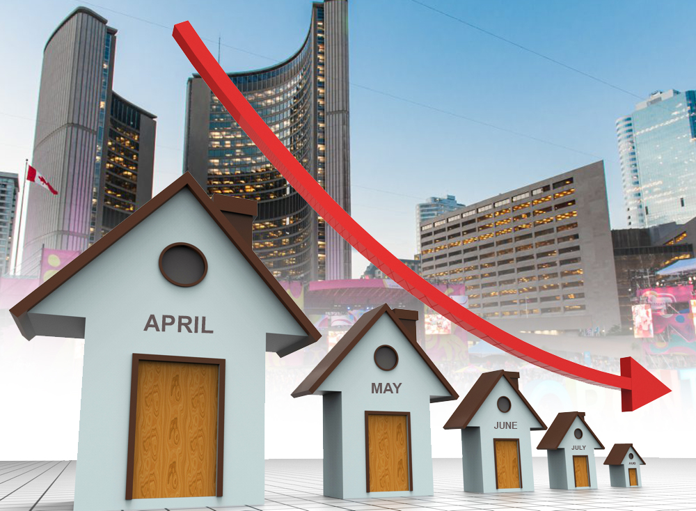 ¿Crisis en el mercado inmobiliario en Canadá?, ventas pueden caer un 23% este año 