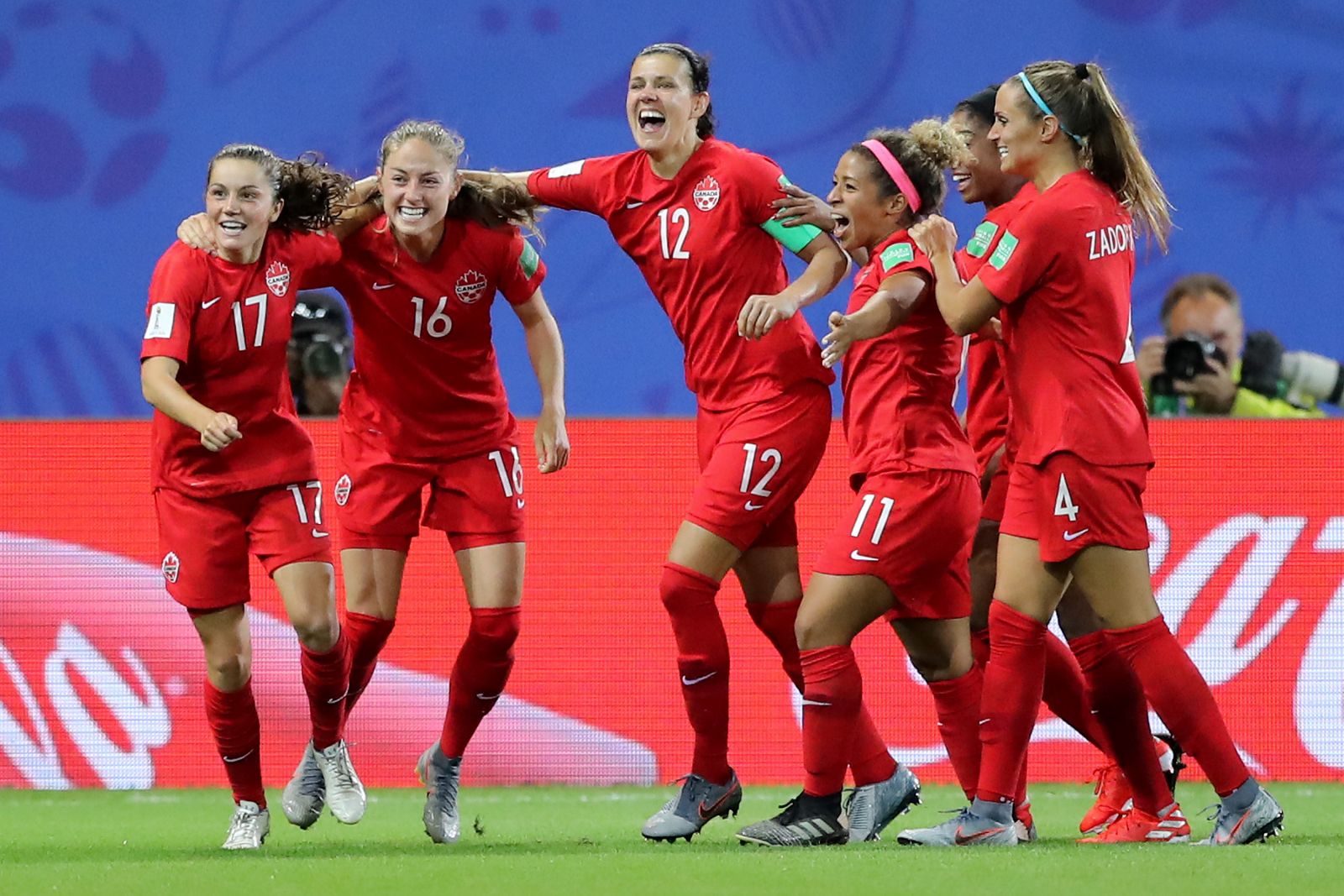 Canadá ya está en los octavos de final en el Mundial Femenino de Fútbol 