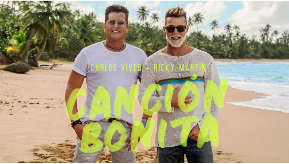 Carlos Vives y Ricky Martin le declaran su amor a Puerto Rico en “Canción bonita”