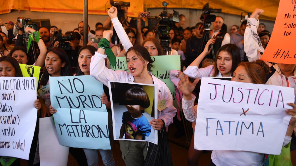 Sigue la indignación por el brutal asesinato de una niña de 7 años en México 
