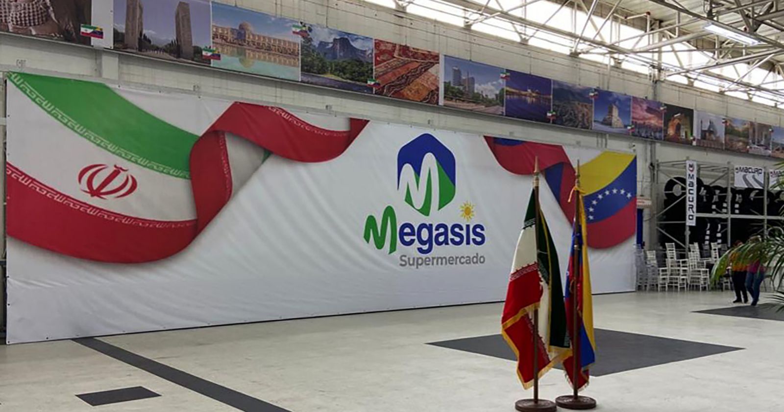 Desafiando a EE.UU., Irán abre su primer supermercado en Venezuela, Megasis 
