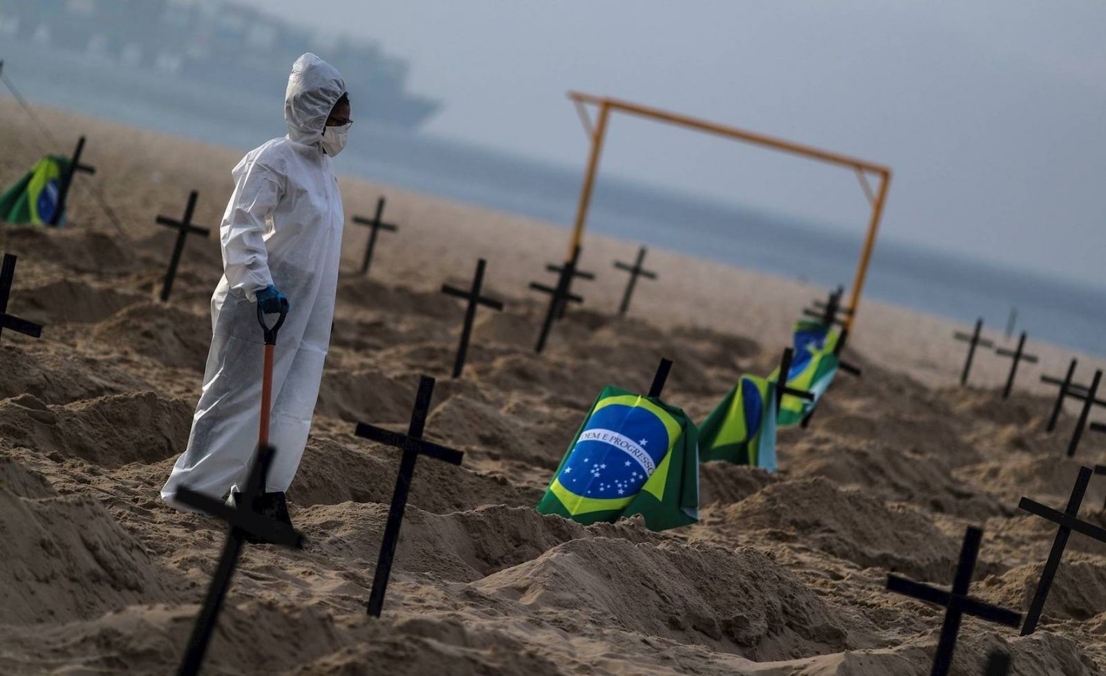 El Covid-19, hace estragos en Brasil, la pandemia está totalmente descontrolada 