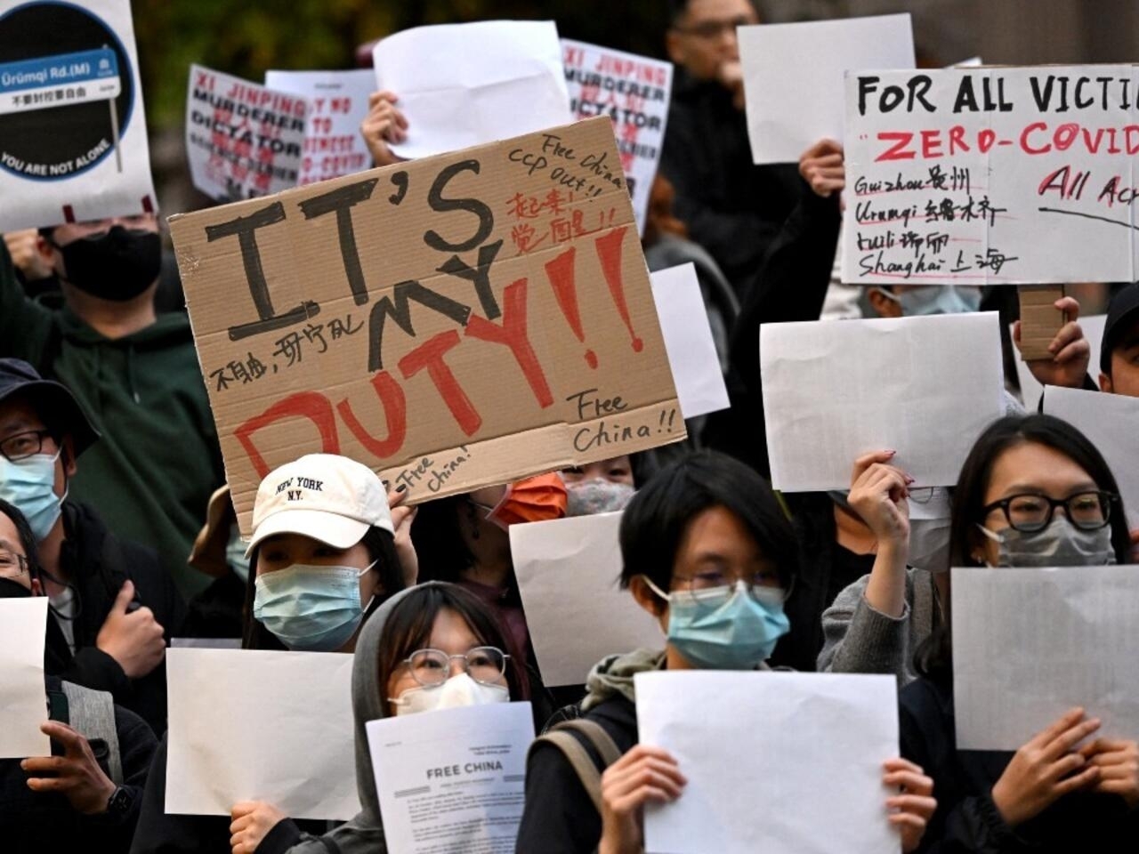 Chinos se cansaron de las restricciones por el Covid-19 y van en aumento las protestas