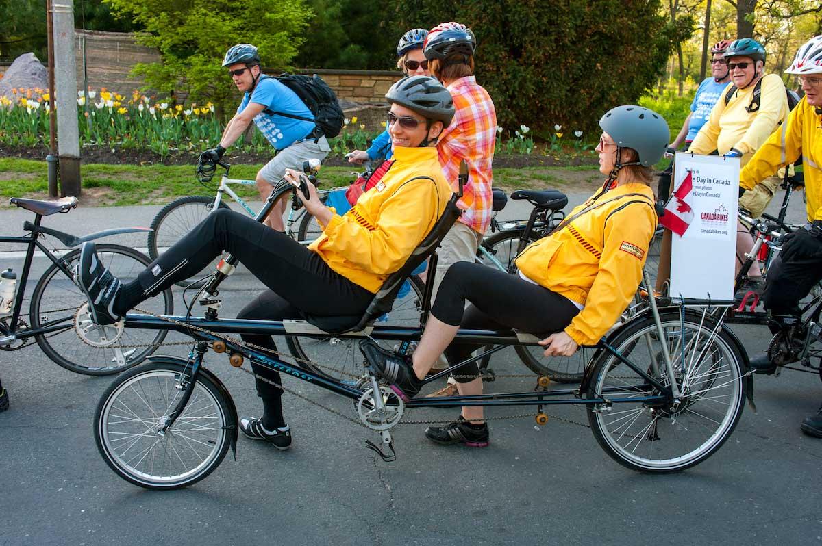 Pidiendo mayor seguridad, se inicia el mes de la bicicleta en Toronto